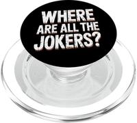 Where are All The Jokers Jeu de Joueur Mahjong - PopSockets PopGrip pour MagSafe