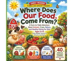 Where Does Our Food Come From?: A Farm-to-Table Adventure About Animals, Crops, Nature, and Healthy Eating for Kids Ages 6-8 (Early Reader Science & Sensory Learning)