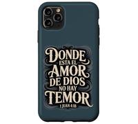 Where God's Love Dwells 1 John 4:18 Inspirational Coque pour iPhone 11 Pro Max