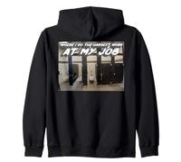 Where I Do The Hardest Work at My Job | Salle de Bain Sweat à Capuche