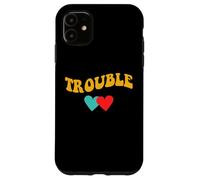 Where i go Trouble Follows Couple Coque pour iPhone 11