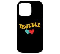 Where i go Trouble Follows Couple Coque pour iPhone 14 Pro Max