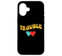 Where i go Trouble Follows Couple Coque pour iPhone 16