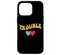 Where i go Trouble Follows Couple Coque pour iPhone 16 Pro