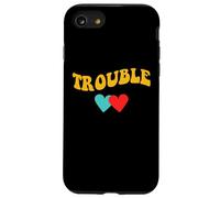 Where i go Trouble Follows Couple Coque pour iPhone SE (2020) / 7/8