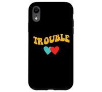 Where i go Trouble Follows Couple Coque pour iPhone XR