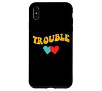 Where i go Trouble Follows Couple Coque pour iPhone XS Max