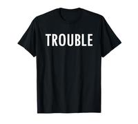 Where I Go Trouble Follows Funny Matching Couples T-Shirt