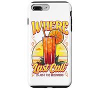 Where “Last Call” is Just The Beginning Bartender Mixology Coque pour iPhone 7 Plus/8 Plus