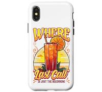 Where “Last Call” is Just The Beginning Bartender Mixology Coque pour iPhone X/XS