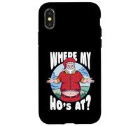 Where My Ho's At - Noël drôle et grossier Coque pour iPhone X/XS
