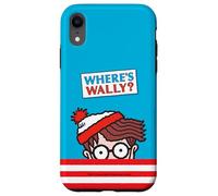 Where’s Wally Peeking Stripes Coque pour iPhone XR
