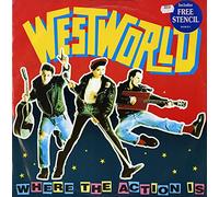WHERE THE ACTION IS 12" SINGLE UK RCA 1987 4 TRACK B/W FLY WESTWORLD, KING CREOLE AND JOHNNY BLUE (BOOMT3) PIC SLEEVE
