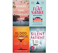 Where The Crawdads Sing, The Flatshare, Blood Orange, The Silent Patient 4 Books Collection Set