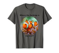 Where The Fuck Is My Son, drôle de poisson-clown, sarcastique drôle T-Shirt