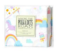 Where the Polka Dots Roam Parure de lit 3 pièces Arc-en-Ciel et Licorne pour lit Simple | Parure de lit Super Douce de qualité supérieure pour décoration de Chambre d'enfant, Parure de lit pour