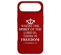 Where The Spirit of The Lord is There's Freedom US Christian Coque pour iPhone Air
