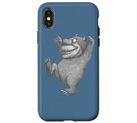 Where The Wild Things are Drawn Big Nose Monster Coque pour iPhone X/XS