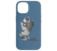 Where The Wild Things are Drawn Tri-Horned Monster Coque pour iPhone 14