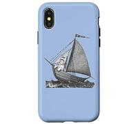 Where The Wild Things are Sailing on a Boat Coque pour iPhone X/XS
