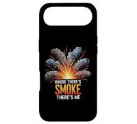 Where There's Smoke There's Me Funny Explosion Design Coque pour iPhone Air