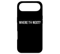 Where to Next? - Funny Travel Gift for Women for Backpacker Coque pour iPhone Air