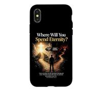 Where Will You Spend Eternity? Christian & Pastor Evangelism Coque pour iPhone X/XS