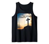 Where Will You Spend Eternity? Christian & Pastor Evangelism Débardeur