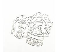 WhereHike Matrices de découpe en métal pour création de cartes, loisirs créatifs et scrapbooking - Paquets cadeaux