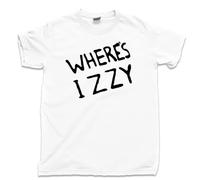 Where's Izzy T Shirt Don't Cry Video GNR Concert Black Print Tee(XX-Large)