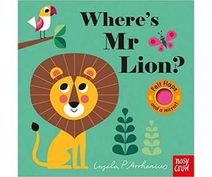 Where's Mr Lion# Felt Flaps 2017@Board book (12 Jan)