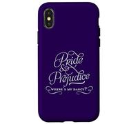 Where's My Darcy? Jane Austen/Orgueil et préjugés Coque pour iPhone X/XS