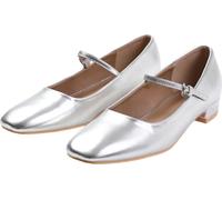 Where's That From - Chaussons de danse pour femmes "Minsk",PolyuréthaneWM531 (38 EU Large) (Argent)