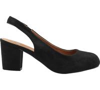 Where's That From - Chaussures pour femmes "Edith", daim WM163 (36 EU Large) (Noir)