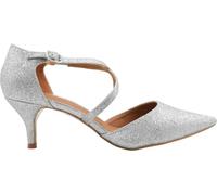 Where's That From - Chaussures pour femmes "Kennedi", paillettes WM116 (41 EU) (Argent)