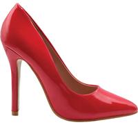 Where's That From - Escarpins "Kyra" pour femmes, en similicuir verni WM401 (37 EU Large) (Rouge)