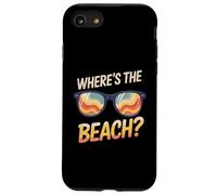 Wheres The Beach Funny Sunset Wave Ocean Lunettes de soleil d'été Coque pour iPhone SE (2020) / 7 / 8