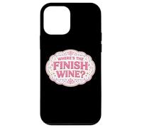 Where's The Finish Wine Lover Runner Course Joke Citation Coque pour iPhone 12 Mini