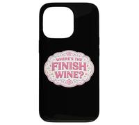 Where's The Finish Wine Lover Runner Course Joke Citation Coque pour iPhone 13 Pro