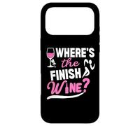 Where's The Finish Wine ? Marathon Runner Half Marathon Funny Coque pour iPhone 17 Pro Max