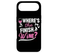 Where's The Finish Wine ? Marathon Runner Half Marathon Funny Coque pour iPhone Air