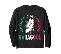 Where's The Freakin' Gabagool Meme Capicola Italien Américain Manche Longue