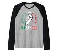 Where's The Freakin' Gabagool Meme Capicola Italien Américain Manche Raglan