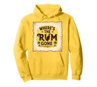 Where's The Rum Gone : Tropical Beach Party Sweat à Capuche, Unisexe pour Adultes, Citron, L