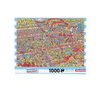 AQUARIUS Where's Waldo? Cake Factory Puzzle de 1000 pièces (puzzle de 1000 pièces) - Sans éblouissement - Ajustement précis - Sous licence officielle Where's Waldo Merchandising et objets de
