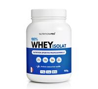 Whey 100 % isolat vanille 900g muscle et recuperation