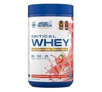 Applied Nutrition Critical Whey (825g) Milkshake aux fraises - Protéines - Mélange de protéines de lactosérum