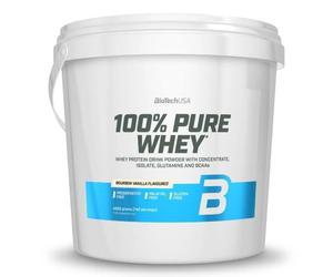 Whey concentrée BioTech USA - 100% Pure Whey - Bourbon Vanilla 4000g