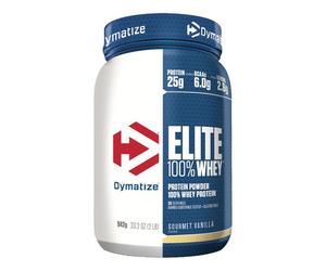 Whey concentrée Dymatize - Elite 100% Whey - Gourmet Vanilla 942g