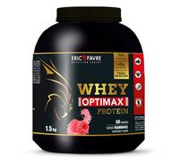 Whey concentrée Eric Favre - Whey Optimax Protein - Framboise 1500g